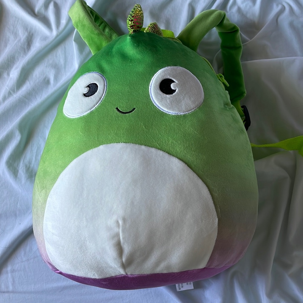 Denton Chameleon 12” Stuffed Animal Squishmallow Backpack